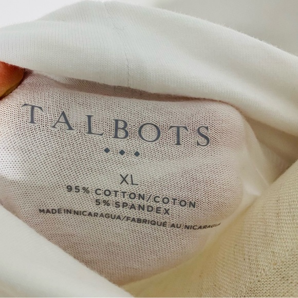 TALBOTS Basic White Turtleneck Top - Picture 6 of 6